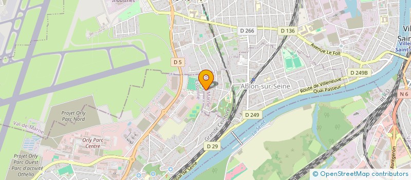 localisation de l'entreprise BELHA RENOVATION à ABLON-SUR-SEINE