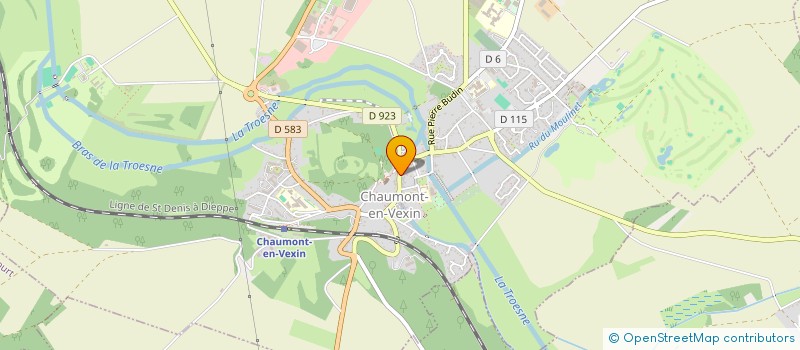 localisation de l'entreprise BELHADJ  CHAUMONT-EN-VEXIN