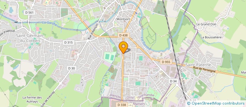 localisation de l'entreprise BELHAK AUTO à ALENCON