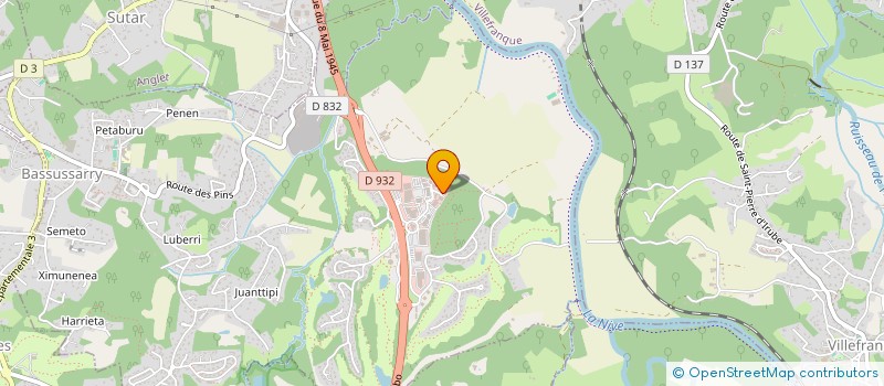 localisation de l'entreprise BELHARRA à BASSUSSARRY