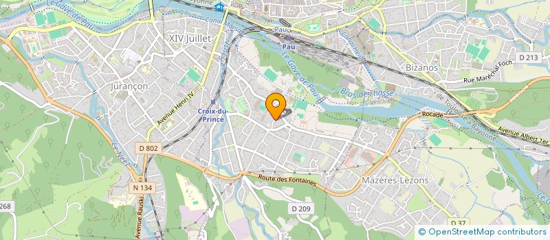 localisation de l'entreprise BELHARRA  GELOS