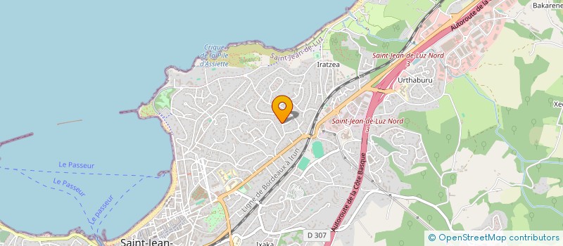 localisation de l'entreprise BELHARRA à SAINT-JEAN-DE-LUZ