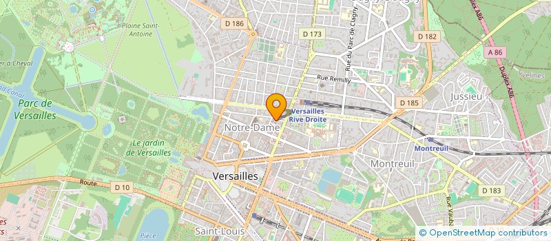 localisation de l'entreprise BELHARRA à VERSAILLES