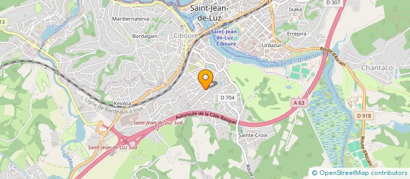 localisation de l'entreprise BELHARRA  CIBOURE