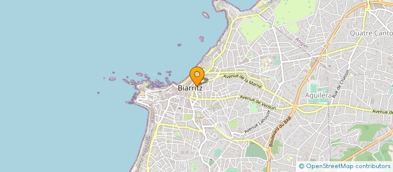 localisation de l'entreprise BELHARRA ASSURANCES à BIARRITZ