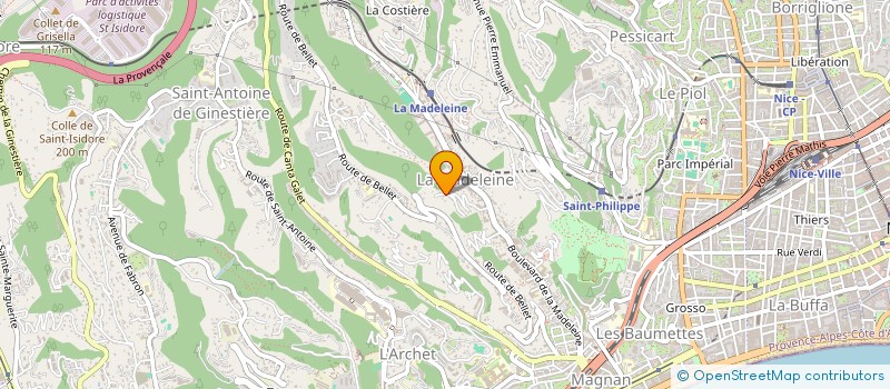 localisation de l'entreprise BELHEOUANE KLM à NICE
