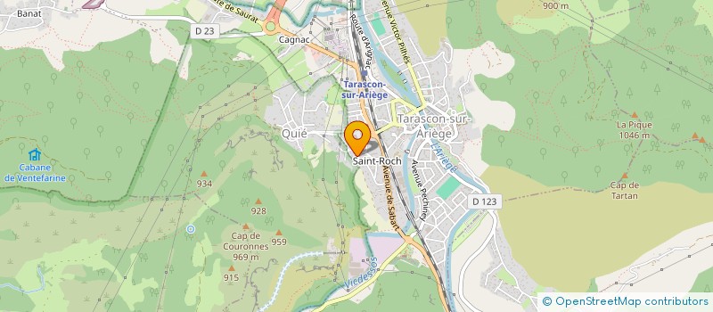 localisation de l'entreprise BELHERS à TARASCON-SUR-ARIEGE