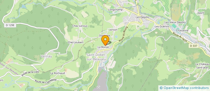 localisation de l'entreprise BELHOMME GRANDE BOURGOGNE à REGNIE-DURETTE