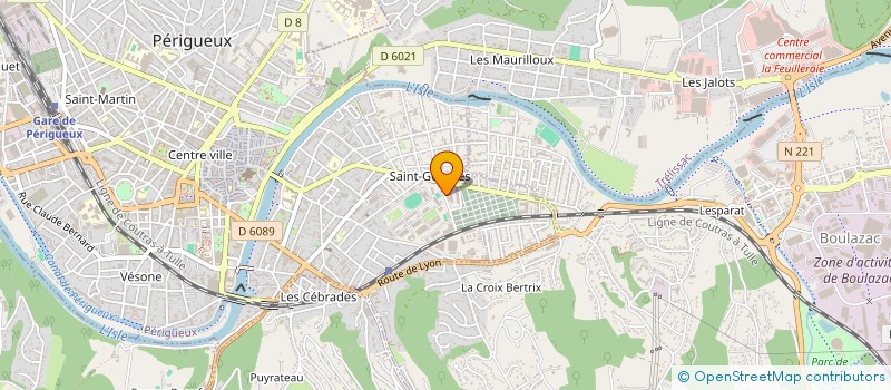 localisation de l'entreprise BELHOTEL à PERIGUEUX