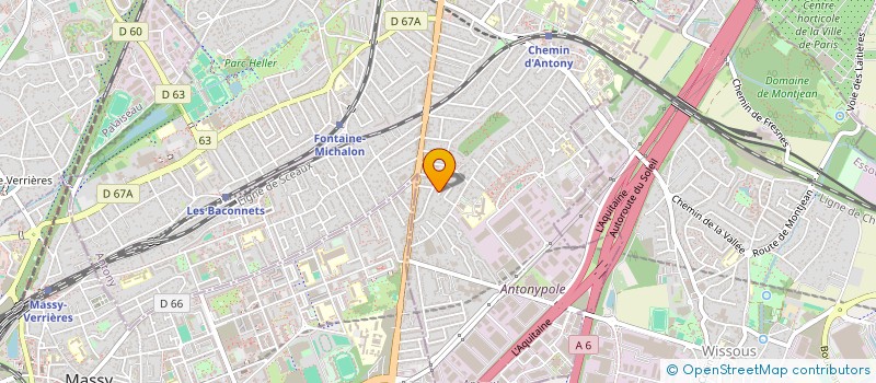 localisation de l'entreprise BELHTO à ANTONY