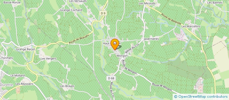 localisation de l'entreprise BELHTP  VILLIE-MORGON