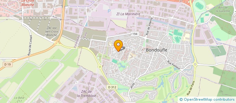 localisation de l'entreprise BELI à BONDOUFLE