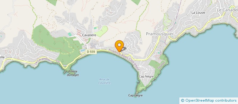 localisation de l'entreprise BELI à LE LAVANDOU