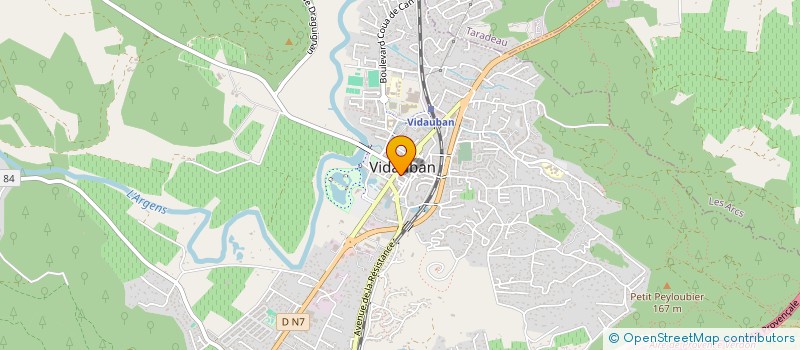 localisation de l'entreprise BELI ' HAIR  VIDAUBAN