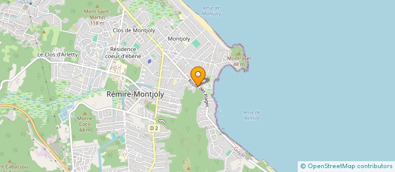 localisation de l'entreprise BELI LOCATION  REMIRE-MONTJOLY