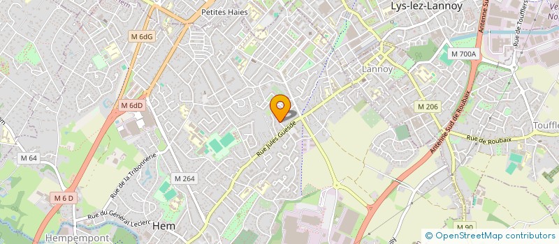 localisation de l'entreprise BELI'SERVICES  HEM