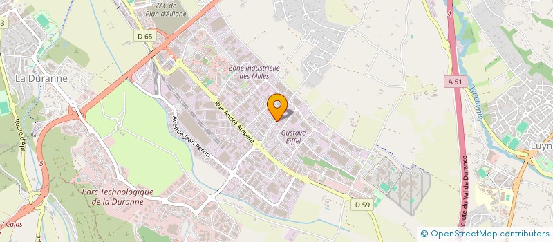 localisation de l'entreprise BELIAIXPERT à AIX-EN-PROVENCE
