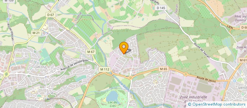 localisation de l'entreprise BELIARD DE BEAUPRE  LE CRES