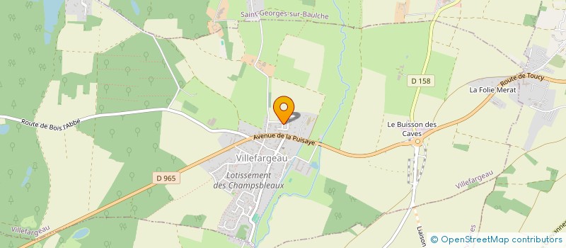 localisation de l'entreprise BELIBAC  VILLEFARGEAU