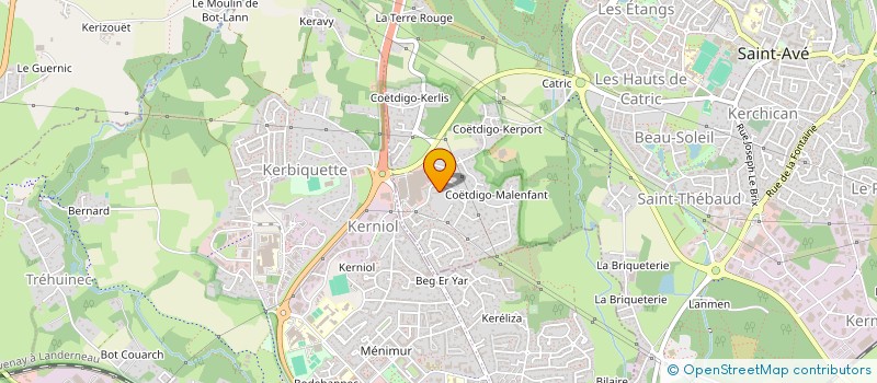 localisation de l'entreprise BELIBELO  SAINT-AVE