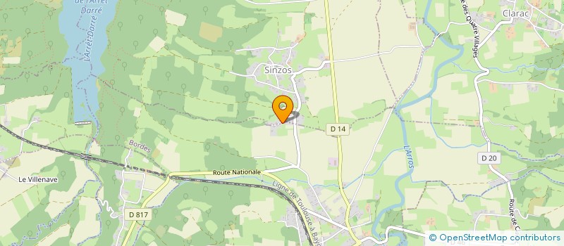 localisation de l'entreprise BELICH  BORDES