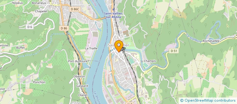localisation de l'entreprise BELIDIS FRANCE à SAINT-VALLIER