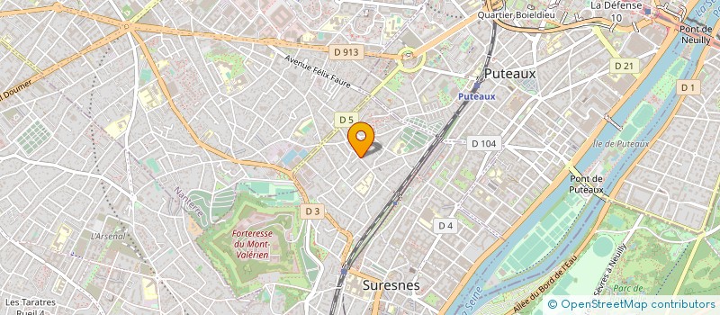 localisation de l'entreprise BELIDOR à SURESNES