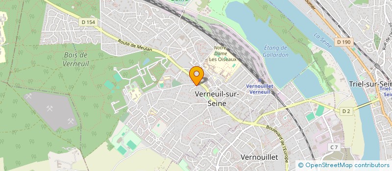 localisation de l'entreprise BELIDOR  VERNEUIL-SUR-SEINE