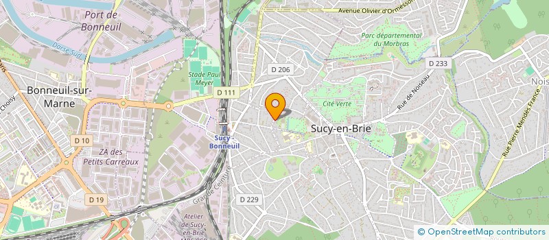 localisation de l'entreprise BELIE à SUCY-EN-BRIE