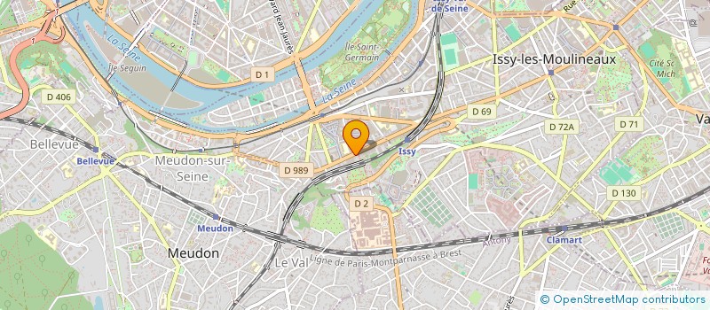 localisation de l'entreprise BELIEN SANDOZ à ISSY-LES-MOULINEAUX