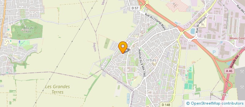 localisation de l'entreprise BELIER INGENIERIE à CORBAS