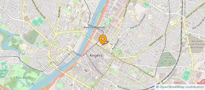 localisation de l'entreprise BELIERE  ANGERS