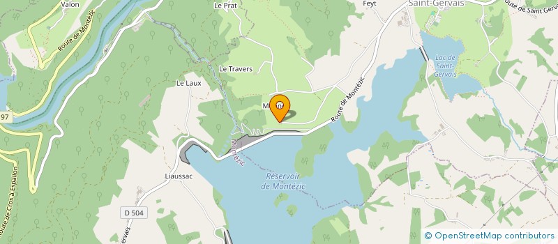 localisation de l'entreprise BELIERES BENJAMIN ET FRANCOISE  HUPARLAC