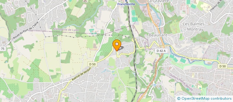 localisation de l'entreprise BELIEVE  CHAPONOST