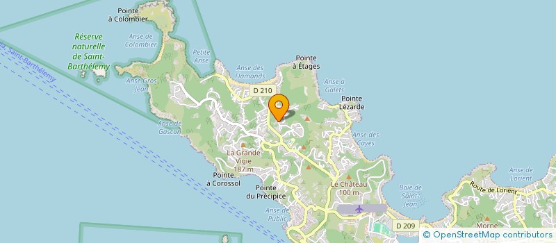 localisation de l'entreprise BELIEVE IN YOUR DREAMS à SAINT BARTHELEMY