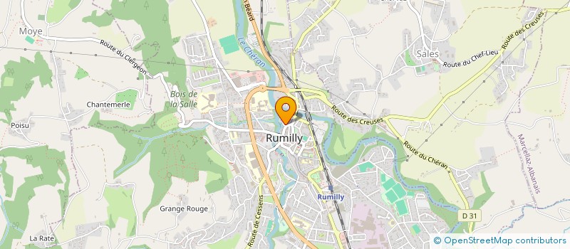 localisation de l'entreprise BELIEVE VICTORY TEAM  RUMILLY