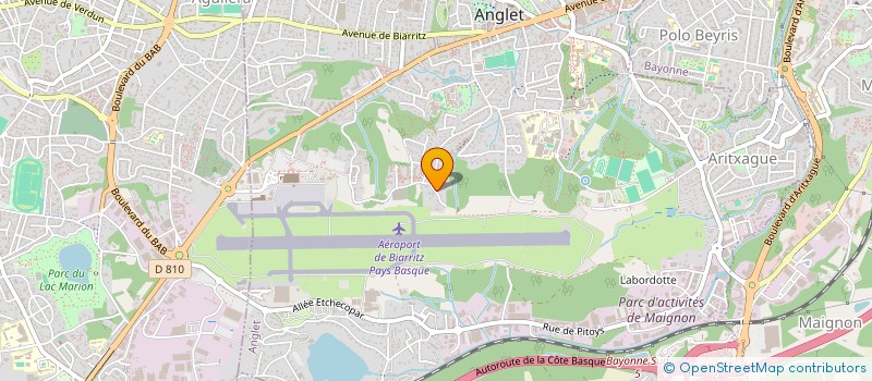 localisation de l'entreprise BELIGHT CONCEPT  ANGLET