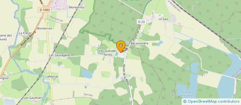 localisation de l'entreprise BELIGNEUX LE HARAS à SERVAS