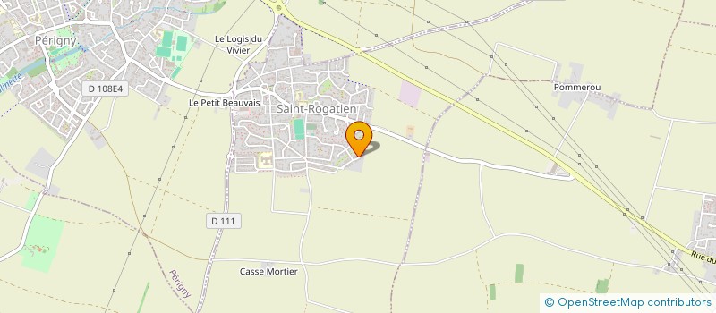 localisation de l'entreprise BELIGON  SAINT-ROGATIEN