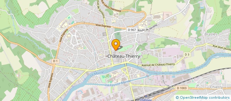 localisation de l'entreprise BELIIVE  CHATEAU-THIERRY