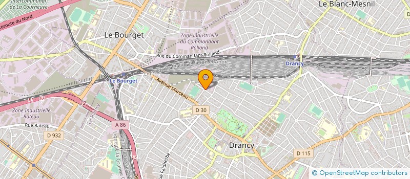 localisation de l'entreprise BELILAS  DRANCY