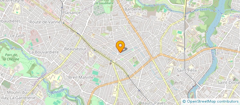 localisation de l'entreprise BELILE INVEST à NANTES