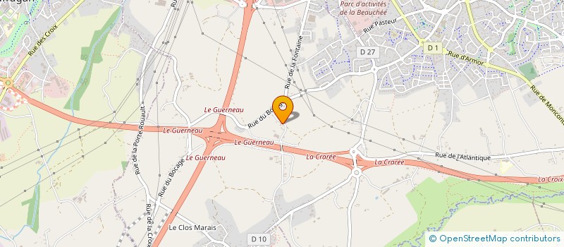 localisation de l'entreprise BELIM 22 SARL  TREGUEUX