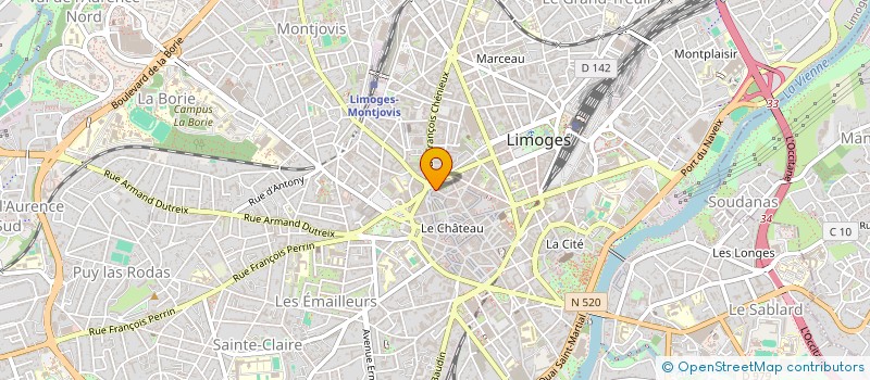localisation de l'entreprise BELIM DTMK à LIMOGES