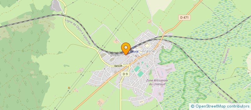 localisation de l'entreprise BELIMA  BONNEVAUX