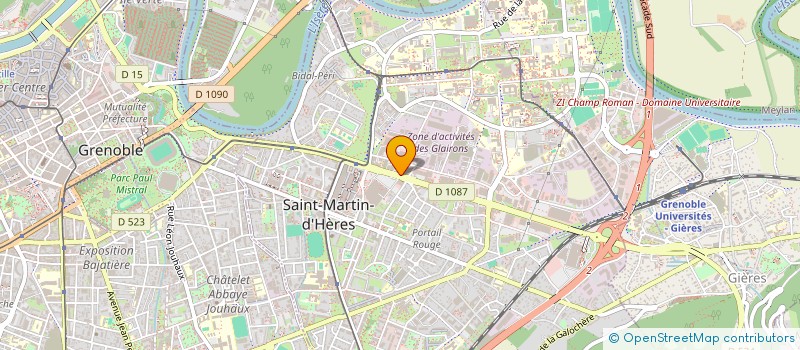 localisation de l'entreprise BELIMAIR  SAINT-MARTIN-D'HERES