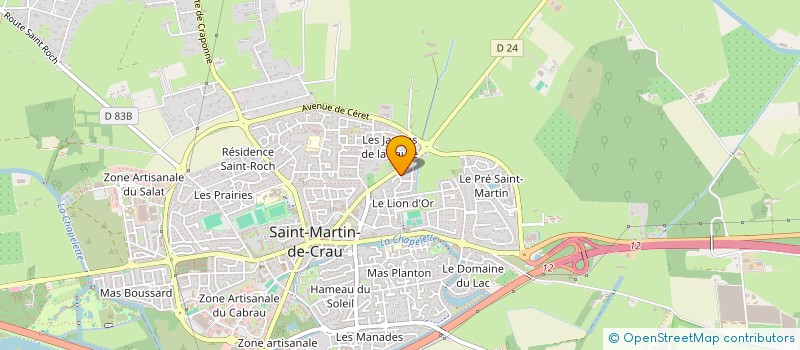 localisation de l'entreprise BELIMANI à SAINT-MARTIN-DE-CRAU