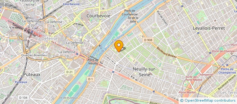 localisation de l'entreprise BELIMMO à NEUILLY-SUR-SEINE