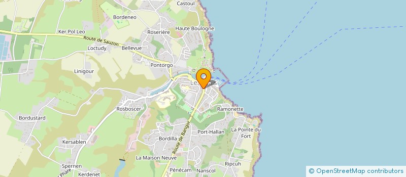 localisation de l'entreprise BELIMMO  LE PALAIS