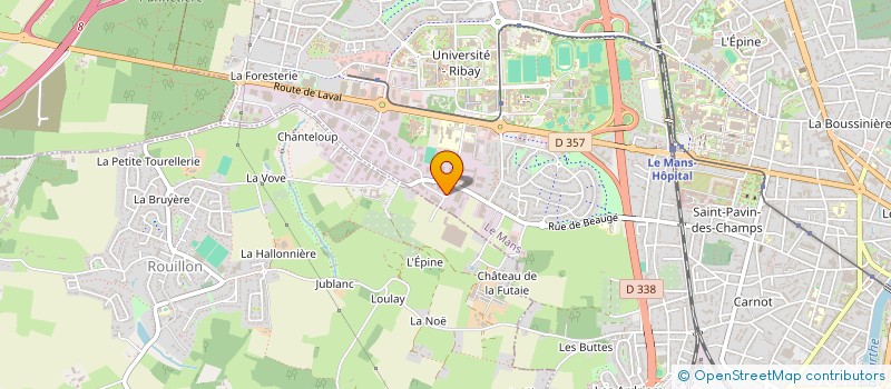 localisation de l'entreprise BELIMO  LE MANS